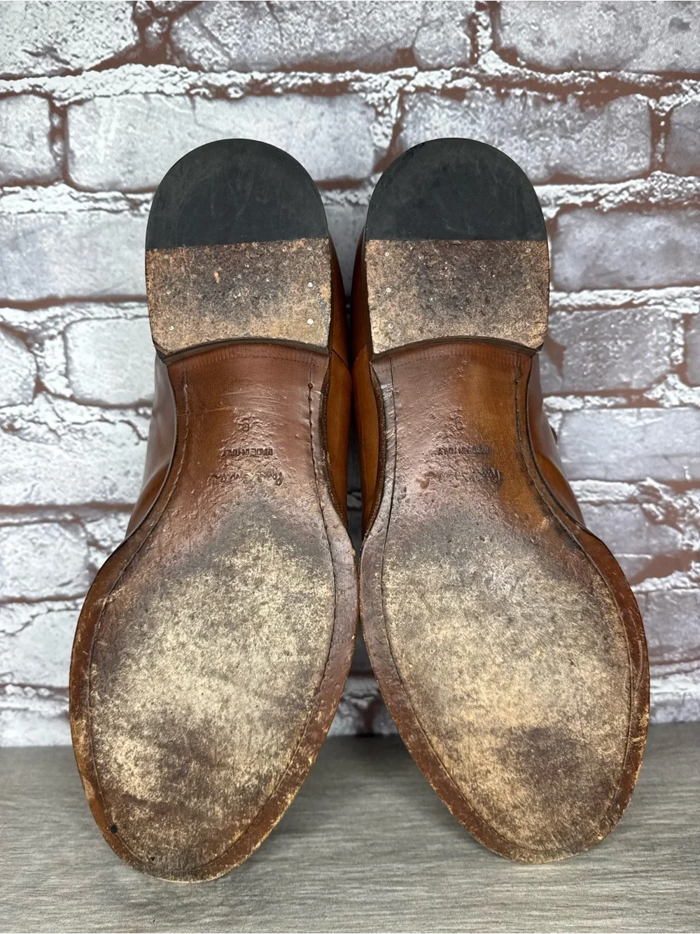 Paul Smith Brown Leather Wingtip Dress Lace Up Oxfords Shoes Men Sz 43EU/10M US